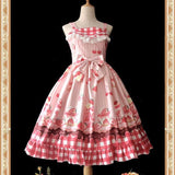 lovefery Strawberry Blitz Cottagecore Dress