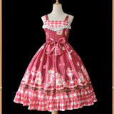 lovefery Strawberry Blitz Cottagecore Dress