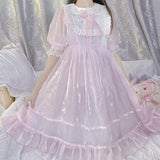 lovefery Pastel Gem Princesscore Fairycore Dress