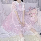 lovefery Pastel Gem Princesscore Fairycore Dress