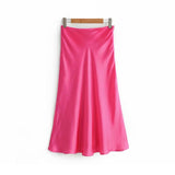 Annika Satin Skirt