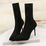 Pandora Black Sock Booties