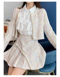 LoveFery Three Piece Princesscore Charm School Dress Set with Sweater, Top, and Skirt Bottoms