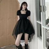 lovefery Night Falls Dark Fairycore Dress