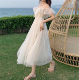 LoveFery Cloud Fairycore White Dress