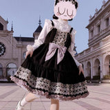 lovefery Sweetest Royal Confidant Dark Princesscore Dress