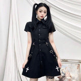 LoveFery Cathedral Guard Dark Fairycore Dress