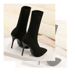 Pandora Black Sock Booties