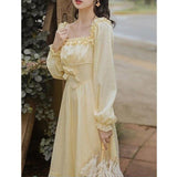 lovefery Lady Citrus Meringue Fairycore Dress