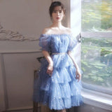 LoveFery Sentimental Celestial Fairycore Princesscore Formal Prom Dress