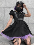 lovefery Violets Dark Fairycore Dress