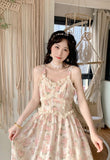 LoveFery Realization of a Sweet Dream Rose Fairycore Princesscore Dress