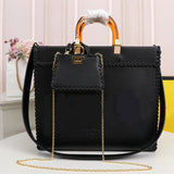 Large Capacity Handbag Tote Bag Women Shopping Bags Plain Embroidered Letters Gold Metal Parts Removable Shoulder Strap Glass Handle Top Quality Chain