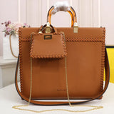 Large Capacity Handbag Tote Bag Women Shopping Bags Plain Embroidered Letters Gold Metal Parts Removable Shoulder Strap Glass Handle Top Quality Chain