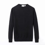 Mens Sweaters High Quality Crocodile Embroidery Long Sleeve Sweater Simple Solid O-neck Casual Knitted Pullovers Men Sportwear Jumpers Men's Sweaters