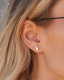 Speed Of Light Stud Earrings - Gold