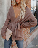 Suzette Pocketed Belted Knit Cardigan