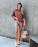 Taylin Cotton Blend Sweatshirt - Latte