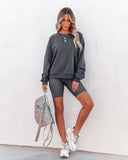 Taylin Cotton Blend Sweatshirt - Graphite