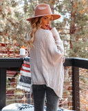 Thorn Soft Knit Cardigan - Almond