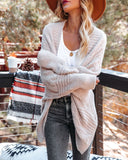 Thorn Soft Knit Cardigan - Almond