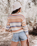 To And Fro Striped Knit Sweater