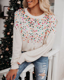 Too Cool Sequin Knit Sweater