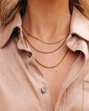 lovefery Treble Layered Herringbone Necklace