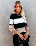 West Village Colorblock Knit Sweater