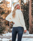 Where Flowers Bloom Cotton Blend Sweater - Ivory