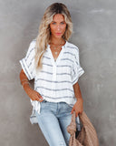 Winston Striped Woven Top