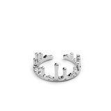 Women Irregular Crown Ring