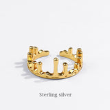 Women Irregular Crown Ring