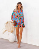 Wowza Printed Kimono Romper