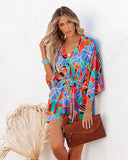 Wowza Printed Kimono Romper