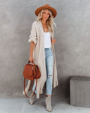 Your Own World Knit Duster Cardigan - Beige