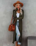 Zaire Button Down Knit Duster Cardigan