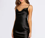 Lovefery Slick Chick Satin Mini Dress