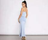 Lovefery Slit Decision Ruched Maxi Dress