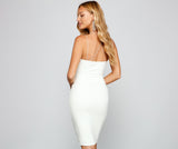 Lovefery Simple And Sultry Strappy Midi Dress