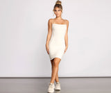 Lovefery Slaying Knit Sleeveless Ribbed Midi Dress