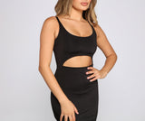 Lovefery Sleek In Satin Sleeveless Mini Dress