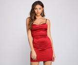 Lovefery Sleek Vibes Satin Mini Dress