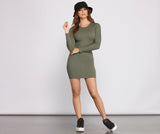 Simply Perfect Knit Mini Dress