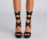 Lovefery Feelin' Fab Lace-Up Platform Stilettos