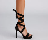 Lovefery Feelin' Fab Lace-Up Platform Stilettos