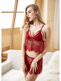 Lovefery Sling underwear European and American style cup  suit lace