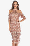 Lovefery Cocktail Sequin Maxi Dress