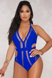 lovefery Mesh Halter One Piece Monokini