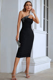 Lovefery Savina One Shoulder Midi Bandage Dress